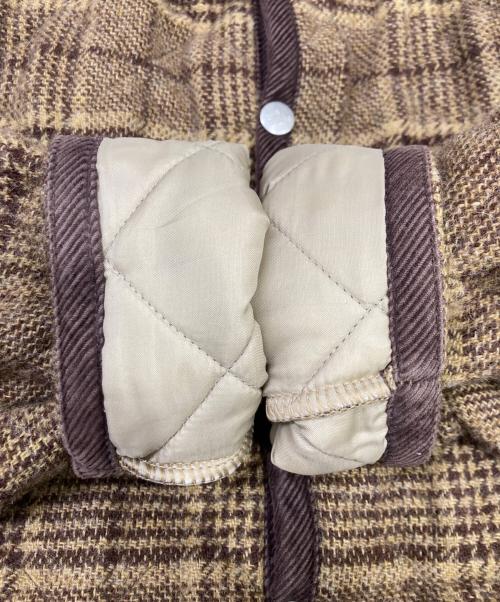 LAVENHAM（ラベンハム）LAVENHAM (ラベンハム) 中綿コート ブラウン サイズ:40の古着・服飾アイテム