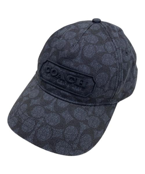 COACH（コーチ）COACH (コーチ) Signature Baseball Cap ブラックの古着・服飾アイテム