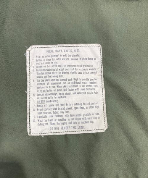 US ARMY（ユーエスアーミー）US ARMY (ユーエスアーミー) M-65 フィッシュテールパーカー カーキ サイズ:REGULAR_SMALLの古着・服飾アイテム