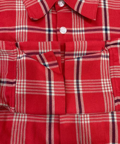 SHINYA KOZUKA（シンヤコズカ）SHINYA KOZUKA (シンヤコズカ) HIS SHIRT レッド サイズ:Sの古着・服飾アイテム