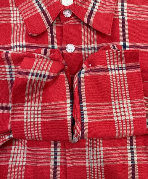 SHINYA KOZUKA（シンヤコズカ）SHINYA KOZUKA (シンヤコズカ) HIS SHIRT レッド サイズ:Sの古着・服飾アイテム