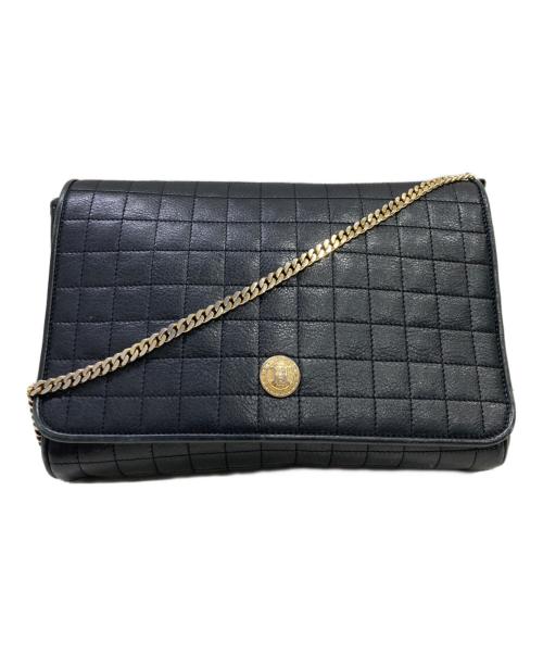 CELINE（セリーヌ）CELINE (セリーヌ) チェーンショルダーバッグ ブラックの古着・服飾アイテム