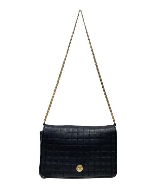 CELINE（セリーヌ）CELINE (セリーヌ) チェーンショルダーバッグ ブラックの古着・服飾アイテム