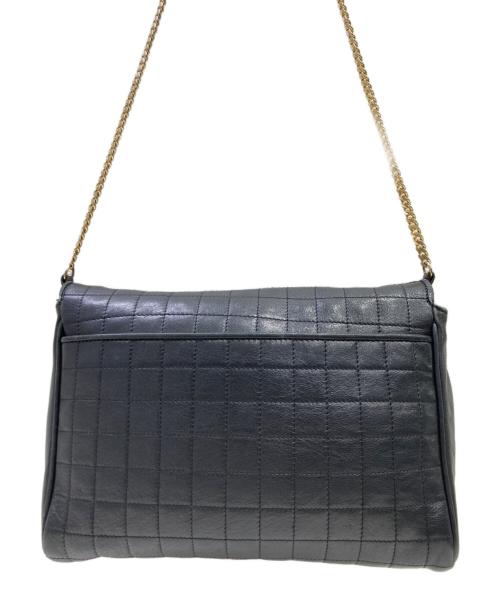 CELINE（セリーヌ）CELINE (セリーヌ) チェーンショルダーバッグ ブラックの古着・服飾アイテム
