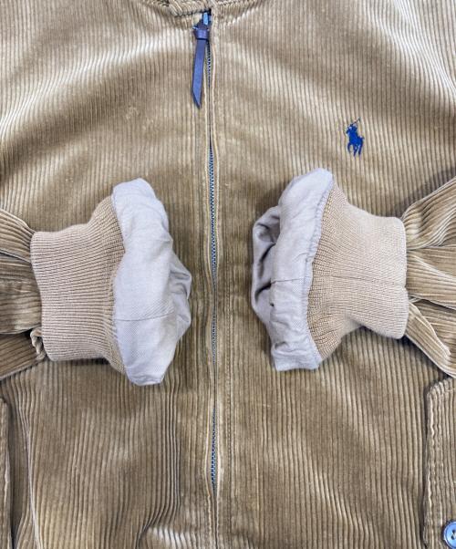 POLO RALPH LAUREN（ポロ・ラルフローレン）POLO RALPH LAUREN (ポロ・ラルフローレン) コーデュロイハリントンジャケット ブラウン サイズ:Sの古着・服飾アイテム