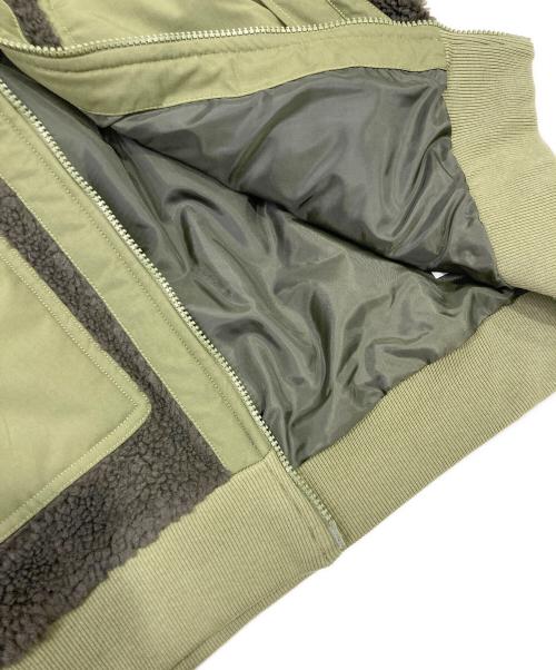 adidas（アディダス）adidas (アディダス) ボアジャケット カーキ サイズ:S 未使用品の古着・服飾アイテム