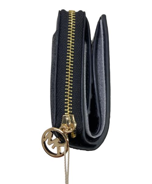 MICHAEL KORS（マイケル・コース）MICHAEL KORS (マイケル・コース) 総柄2つ折り財布 グレーの古着・服飾アイテム