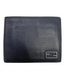 FENDI（フェンディ）の古着「カーフスキン2つ折り財布」｜ブラック