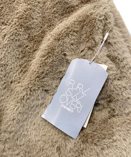 Mila Owen（ミラオーウェン）Mila Owen (ミラオーウェン) リバーシブルエコファージャケット ベージュ サイズ:freeの古着・服飾アイテム