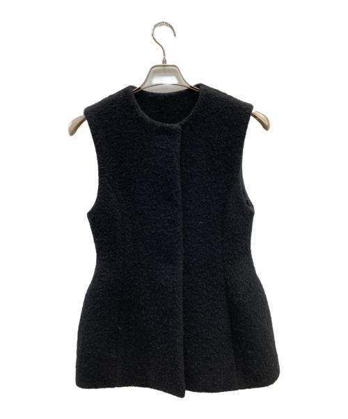 #Newans（ハッシュニュアンス）#Newans (ハッシュニュアンス) ポッテリーシルエットジレ ブラックの古着・服飾アイテム