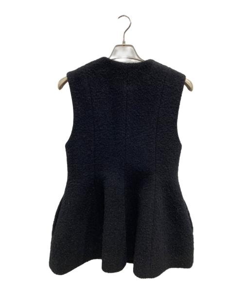 #Newans（ハッシュニュアンス）#Newans (ハッシュニュアンス) ポッテリーシルエットジレ ブラックの古着・服飾アイテム