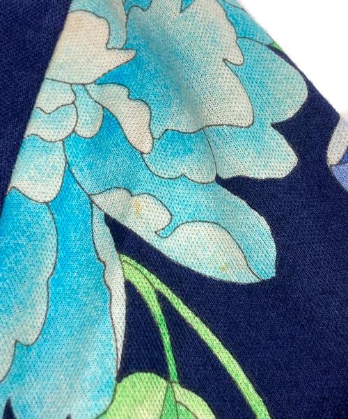 LEONARD（レオナール）LEONARD (レオナール) 半袖ワンピース ネイビー サイズ:Lの古着・服飾アイテム