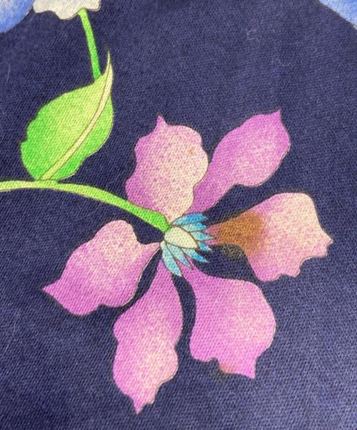 LEONARD（レオナール）LEONARD (レオナール) 半袖ワンピース ネイビー サイズ:Lの古着・服飾アイテム