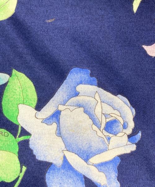 LEONARD（レオナール）LEONARD (レオナール) 半袖ワンピース ネイビー サイズ:Lの古着・服飾アイテム