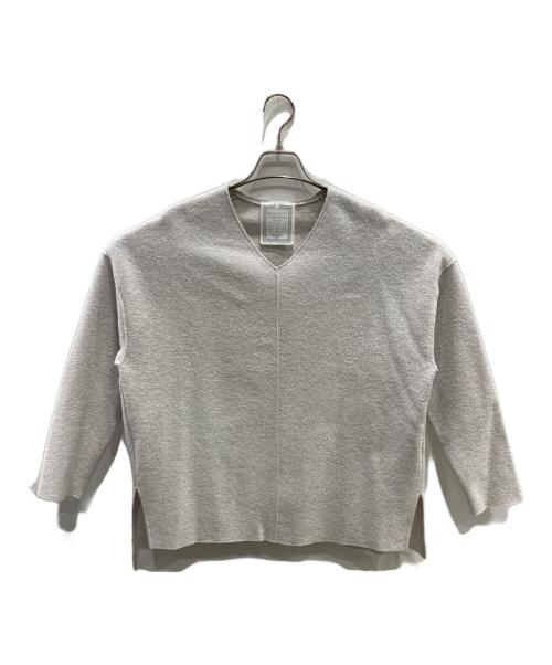 BEARDSLEY（ビアズリー）BEARDSLEY (ビアズリー) ウール圧縮プルオーバー グレー サイズ:FREEの古着・服飾アイテム