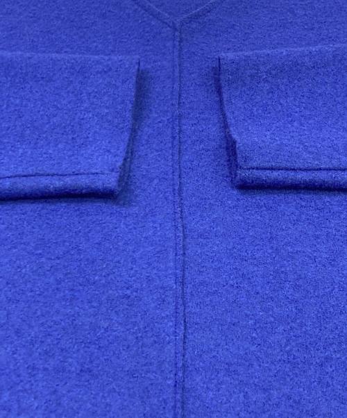 BEARDSLEY（ビアズリー）BEARDSLEY (ビアズリー) ウール圧縮プルオーバー ブルー サイズ:FREEの古着・服飾アイテム