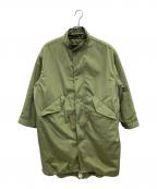 allumerアリュメール）の古着「ライナー付モッズコート」｜カーキ