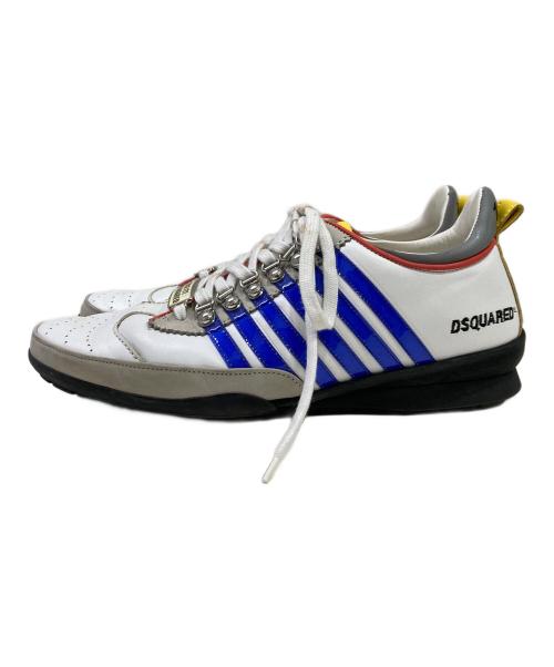 DSQUARED2（ディースクエアード）DSQUARED2 (ディースクエアード) スニーカー ホワイト サイズ:43の古着・服飾アイテム