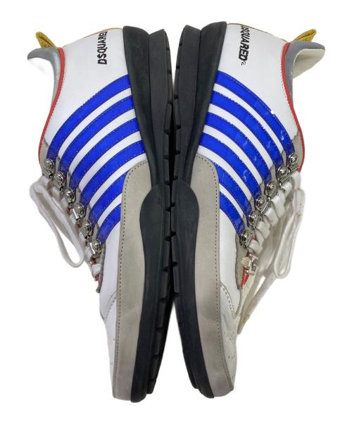 DSQUARED2（ディースクエアード）DSQUARED2 (ディースクエアード) スニーカー ホワイト サイズ:43の古着・服飾アイテム