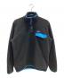 Patagonia（パタゴニア）の古着「Lightweight Synchilla Snap-T Pullover」｜ブラック×スカイブルー