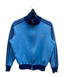 adidas（アディダス）の古着「トラックジャケット」｜スカイブルー