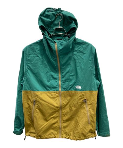 THE NORTH FACE（ザ ノース フェイス）THE NORTH FACE (ザ ノース フェイス) Compact Jacket グリーン×カーキ サイズ:XLの古着・服飾アイテム