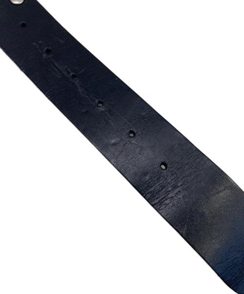 Hysteric Glamour（ヒステリックグラマー）Hysteric Glamour (ヒステリックグラマー) スタッズロゴベルト ブラック×シルバーの古着・服飾アイテム