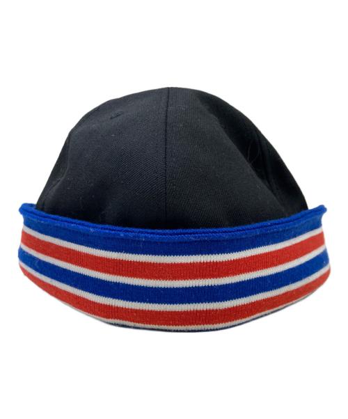 New Era（ニューエラ）New Era (ニューエラ) Supreme (シュプリーム) Knit Rib Box Logo Cap ブラック サイズ:7 1/2の古着・服飾アイテム