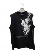 JULIUSユリウス）の古着「ノースリーブカットソー」｜ブラック