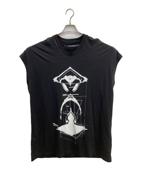 JULIUS（ユリウス）JULIUS (ユリウス) ノースリーブロングカットソー ブラック サイズ:4の古着・服飾アイテム