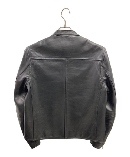 SHIPS（シップス）SHIPS (シップス) ラムレザージャケット ブラック サイズ:Mの古着・服飾アイテム