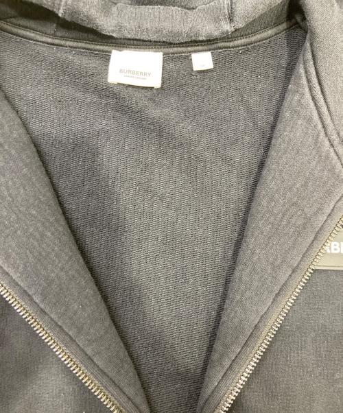 BURBERRY LONDON（バーバリーロンドン）BURBERRY LONDON (バーバリーロンドン) ヴィンテージチェック スウェットプルオーバーパーカー ブラック サイズ:Mの古着・服飾アイテム