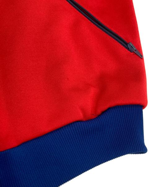 adidas（アディダス）adidas (アディダス) フーデッドトラックジャケット レッド サイズ:Lの古着・服飾アイテム