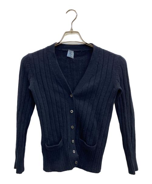 PRADA（プラダ）PRADA (プラダ) カシミヤブレンドニットカーディガン ネイビー サイズ:40の古着・服飾アイテム