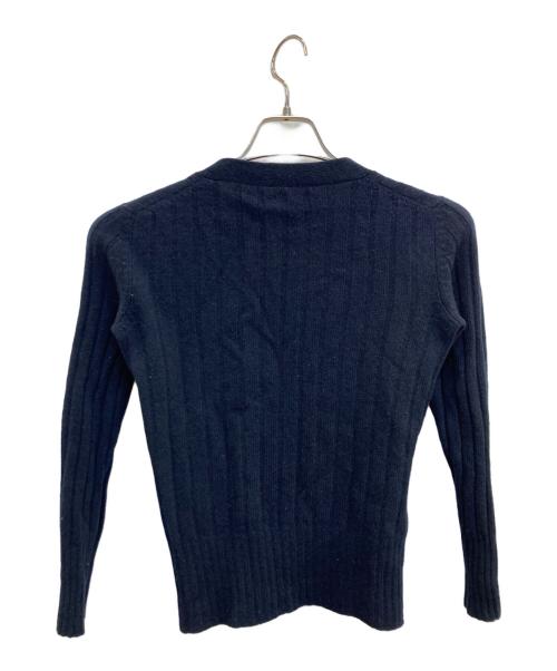 PRADA（プラダ）PRADA (プラダ) カシミヤブレンドニットカーディガン ネイビー サイズ:40の古着・服飾アイテム