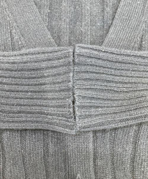 PRADA（プラダ）PRADA (プラダ) カシミヤブレンドニットカーディガン ネイビー サイズ:40の古着・服飾アイテム