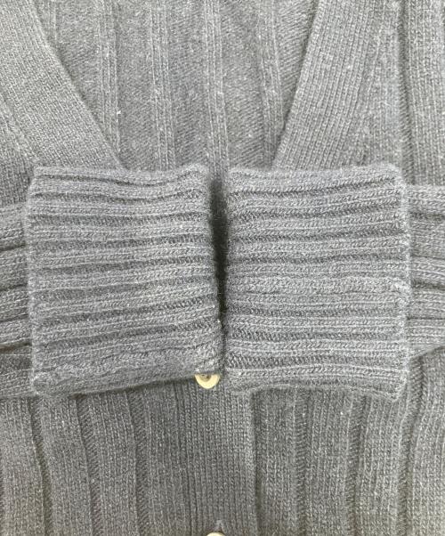 PRADA（プラダ）PRADA (プラダ) カシミヤブレンドニットカーディガン ネイビー サイズ:40の古着・服飾アイテム