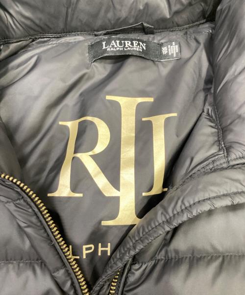LAUREN RALPH LAUREN（ローレンラルフローレン）LAUREN RALPH LAUREN (ローレンラルフローレン) ダウンジャケット ブラック サイズ:XSの古着・服飾アイテム