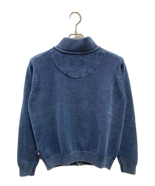 originalblues（オリジナルブルース）originalblues (オリジナルブルース) ニットブルゾン インディゴ サイズ:Mの古着・服飾アイテム