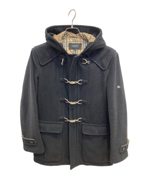 BURBERRY BLACK LABEL（バーバリーブラックレーベル）BURBERRY BLACK LABEL (バーバリーブラックレーベル) ノヴァチェックダッフルコート ブラック サイズ:Mの古着・服飾アイテム