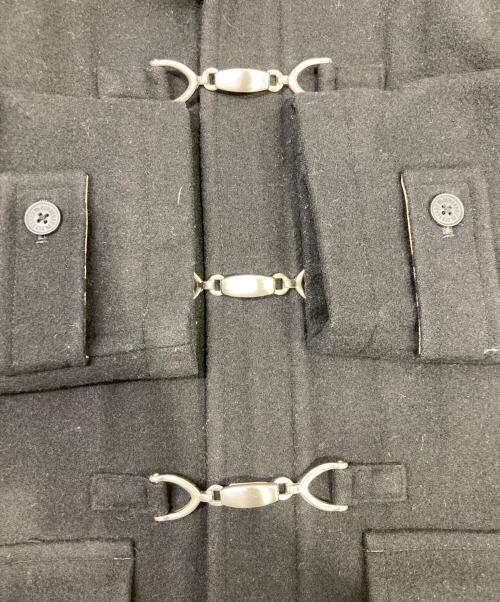 BURBERRY BLACK LABEL（バーバリーブラックレーベル）BURBERRY BLACK LABEL (バーバリーブラックレーベル) ノヴァチェックダッフルコート ブラック サイズ:Mの古着・服飾アイテム