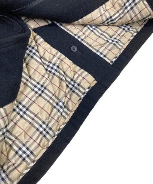 BURBERRY BLACK LABEL（バーバリーブラックレーベル）BURBERRY BLACK LABEL (バーバリーブラックレーベル) ノヴァチェックダッフルコート ブラック サイズ:Mの古着・服飾アイテム