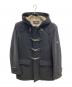 BURBERRY BLACK LABEL（バーバリーブラックレーベル）の古着「ノヴァチェックダッフルコート」｜ブラック