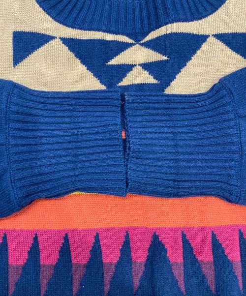 sacai（サカイ）sacai (サカイ) PENDLETON (ペンドルトン) ニット マルチカラー サイズ:2の古着・服飾アイテム