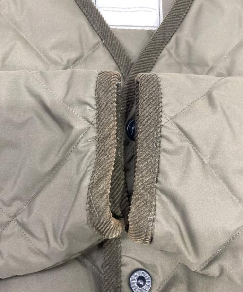 TAION（タイオン）TAION (タイオン) キルティングダウンコート オリーブ サイズ:Mの古着・服飾アイテム