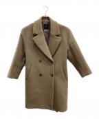 Spick and Spanスピックアンドスパン）の古着「ダブルフェイスオーバーコート」｜ベージュ