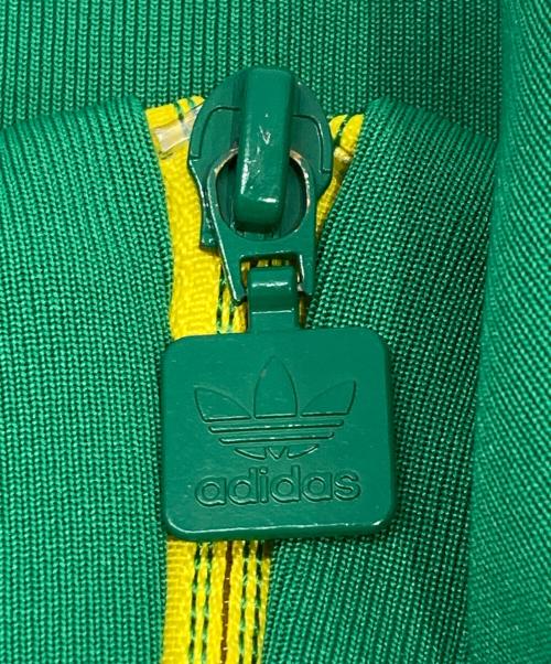 adidas（アディダス）adidas (アディダス) トラックジャケット イエロー×グリーン サイズ:Mの古着・服飾アイテム
