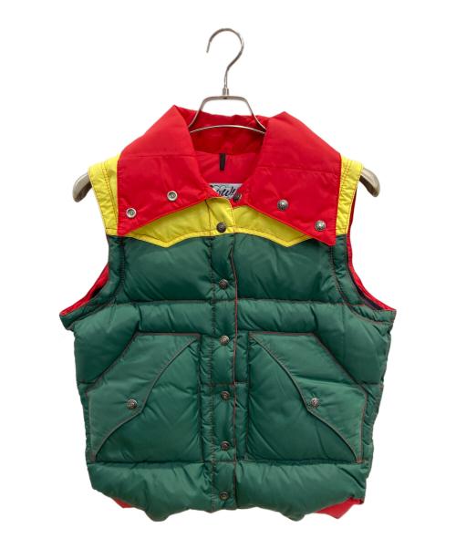 Schott（ショット）Schott (ショット) ダウンベスト グリーン サイズ: XS (US 12)の古着・服飾アイテム
