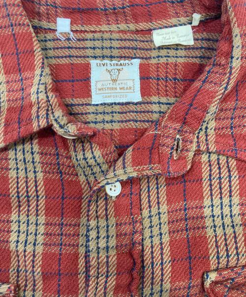 LEVI'S VINTAGE CLOTHING（リーバイス ビンテージ クロージング）LEVI'S VINTAGE CLOTHING (リーバイス ビンテージ クロージング) シャツ レッド サイズ:Mの古着・服飾アイテム