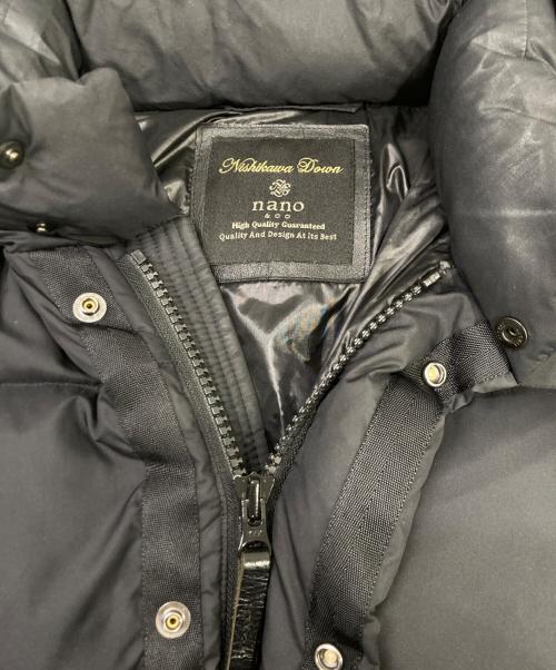 nano・universe（ナノ・ユニバース）nano・universe (ナノ・ユニバース) ダウンジャケット ブラック サイズ:Sの古着・服飾アイテム